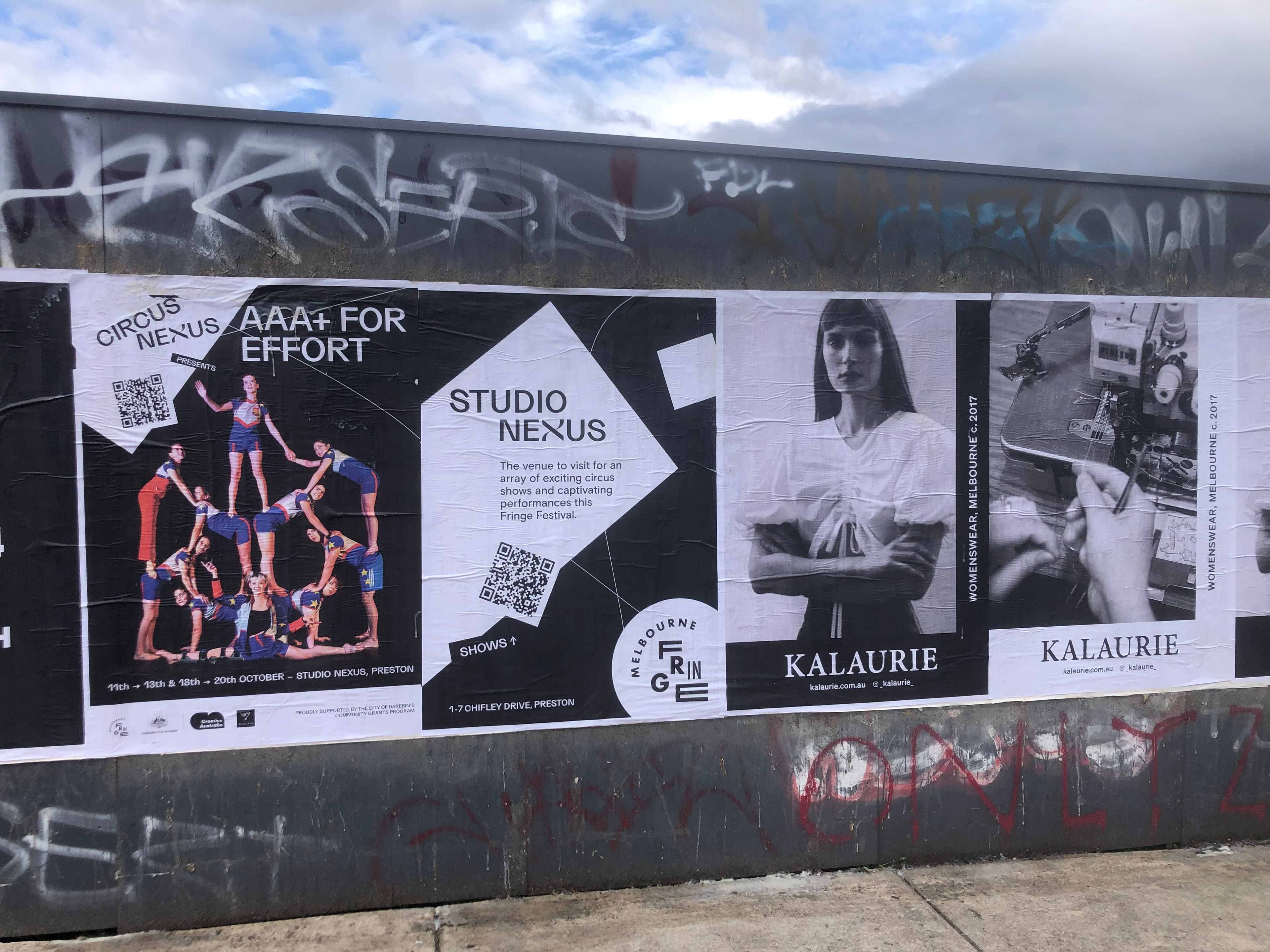 Kalaurie outdoor campaign in situ, Melbourne September 2024