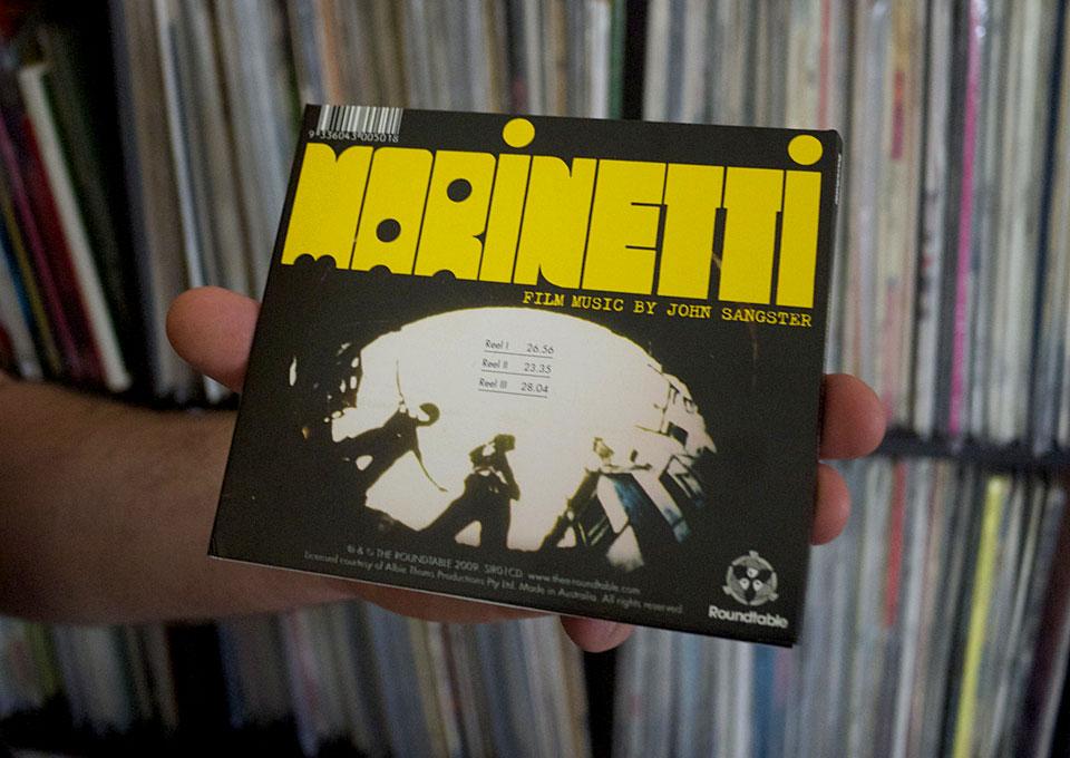 Marinetti CD cover for Roundtable Records