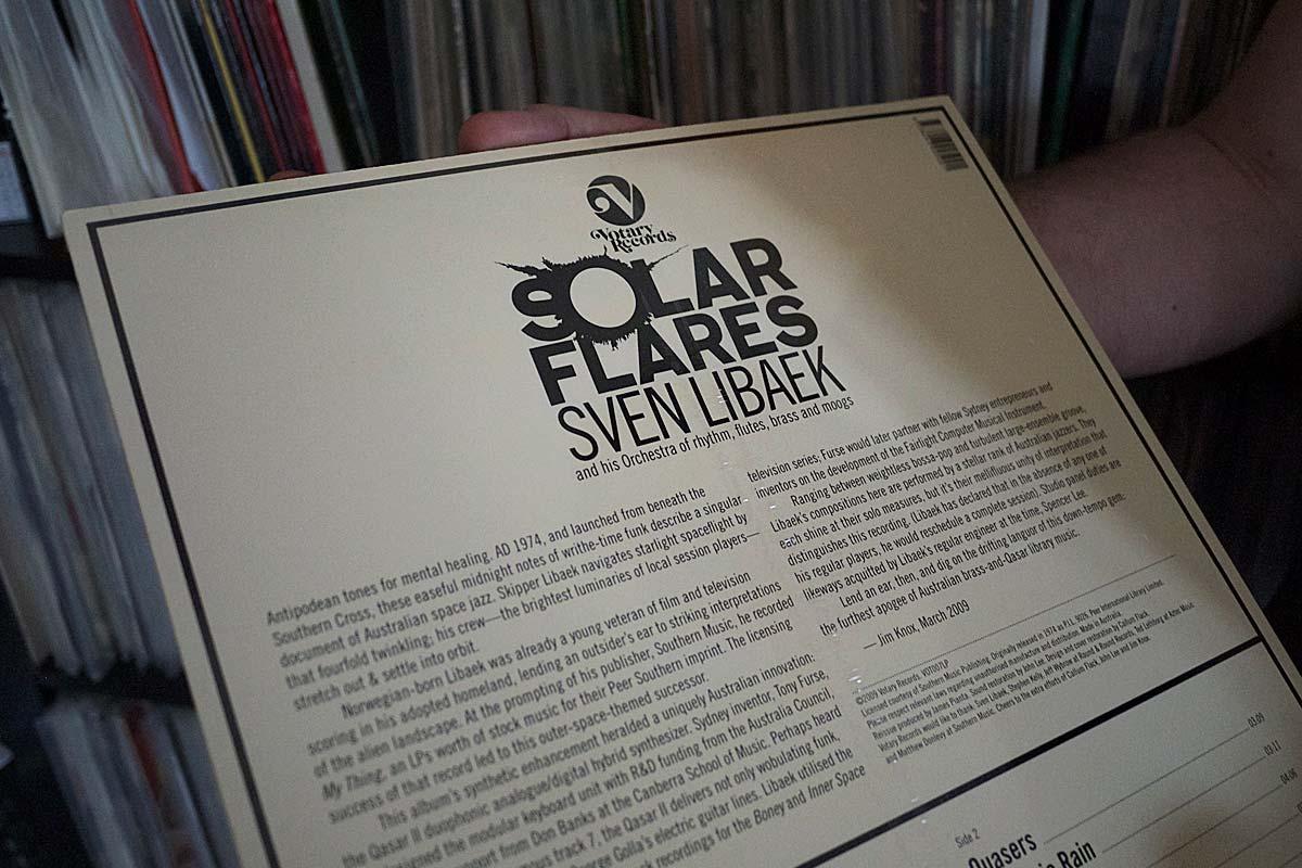 Solar Flares record cover for Votary Records